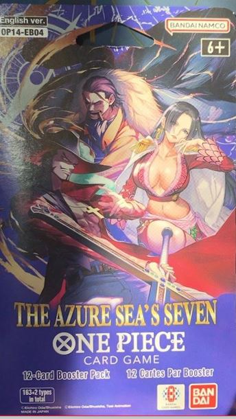 The Azure Sea's Seven Sleeved Booster Pack - The Azure Sea's Seven (OP14)