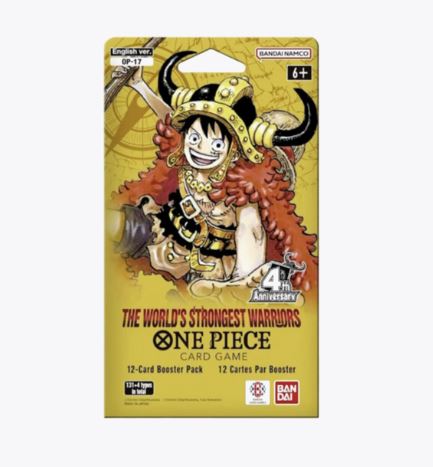 The World's Strongest Warriors Sleeved Booster Pack - The World's Strongest Warriors (OP17)